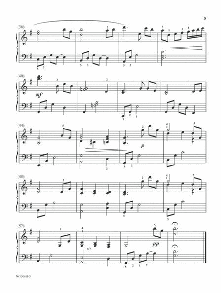 Hymns 'n Spirituals at Your Fingertips - Book 4 Piano Solo scores gallery preview page 5