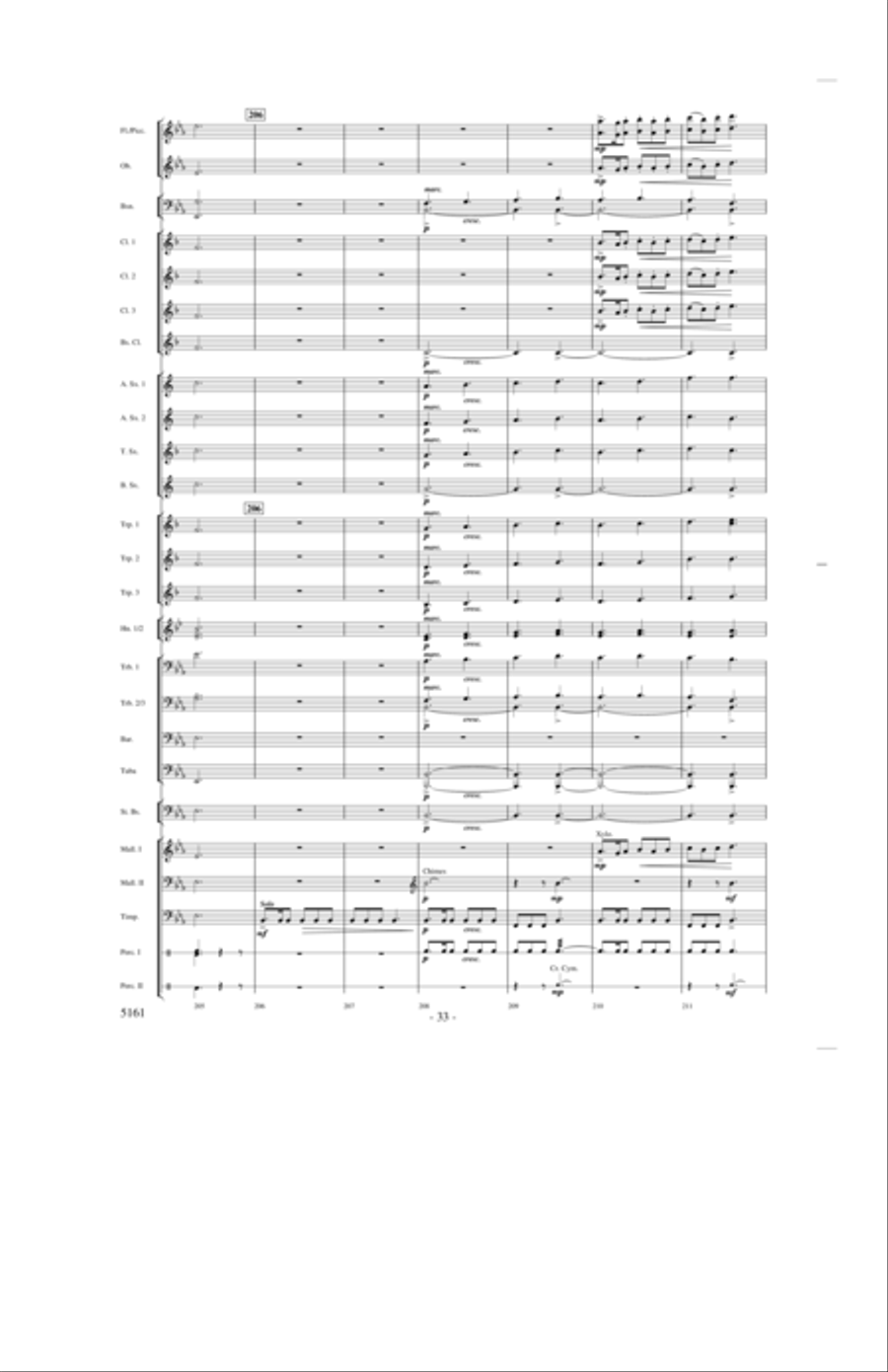 Into the Joy of Spring Concert Band scores gallery preview page 32