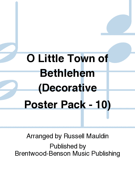 Ready To Sing - O Little Town Of Bethlehem (Posters)