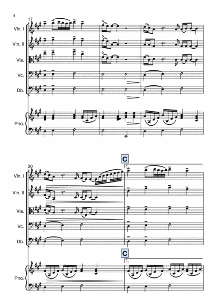 Nightingale Large Ensemble scores gallery preview page 4