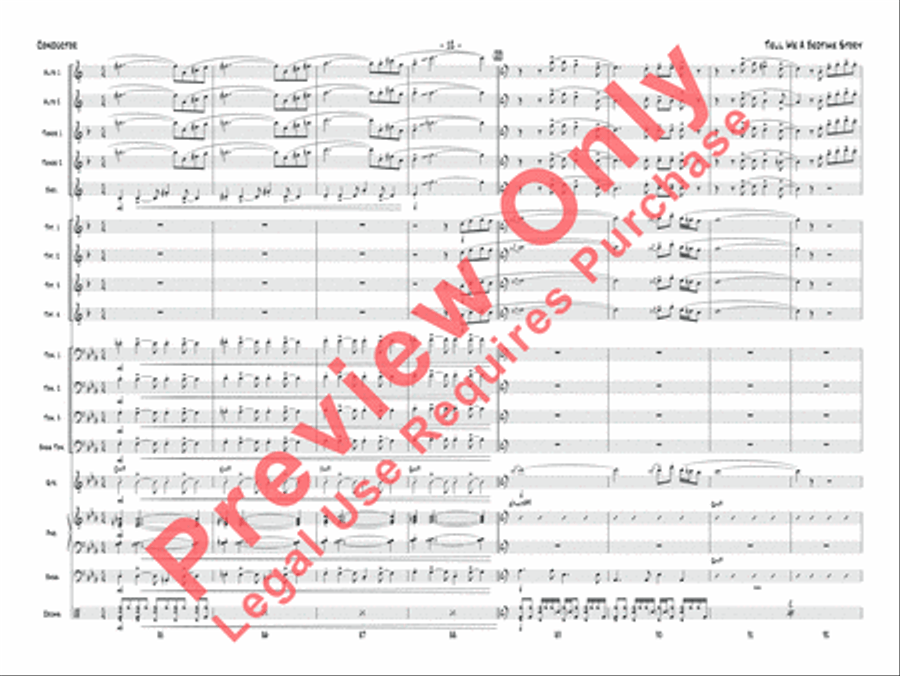 Tell Me a Bedtime Story Tell Me a Bedtime Story Jazz Ensemble scores gallery preview page 13