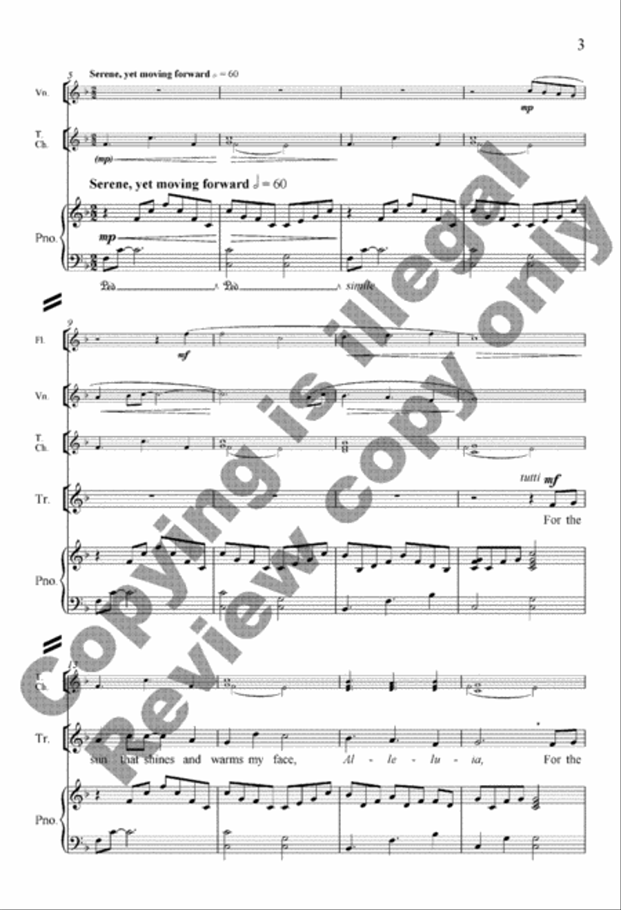 We Sing Alleluia We Sing Alleluia Women's Choir scores gallery preview page 18