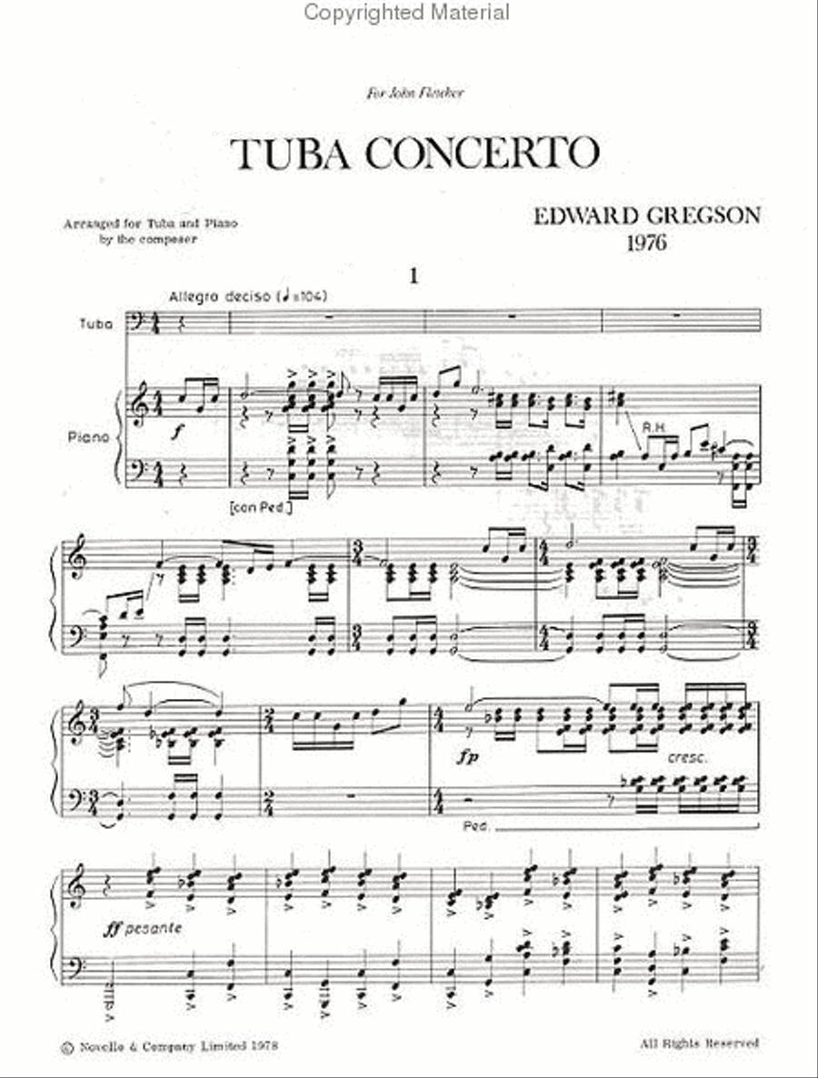 Tuba Concerto Tuba scores gallery preview page 3