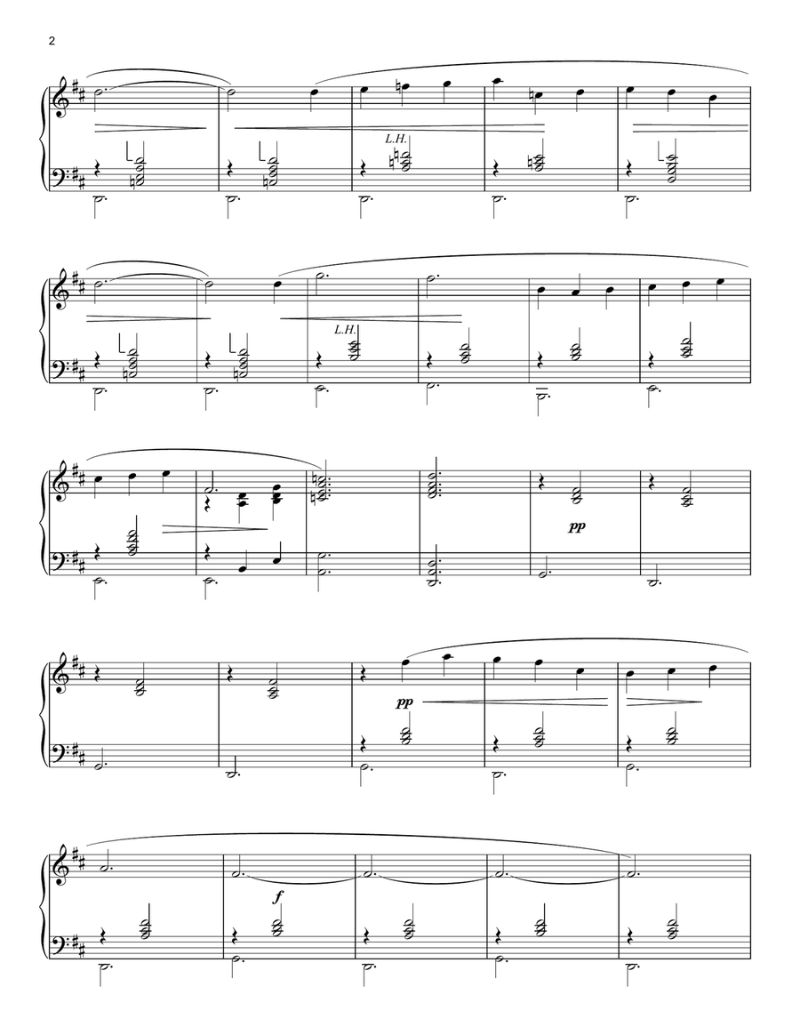 Gymnopedie No. 1 Piano Solo scores gallery preview page 2