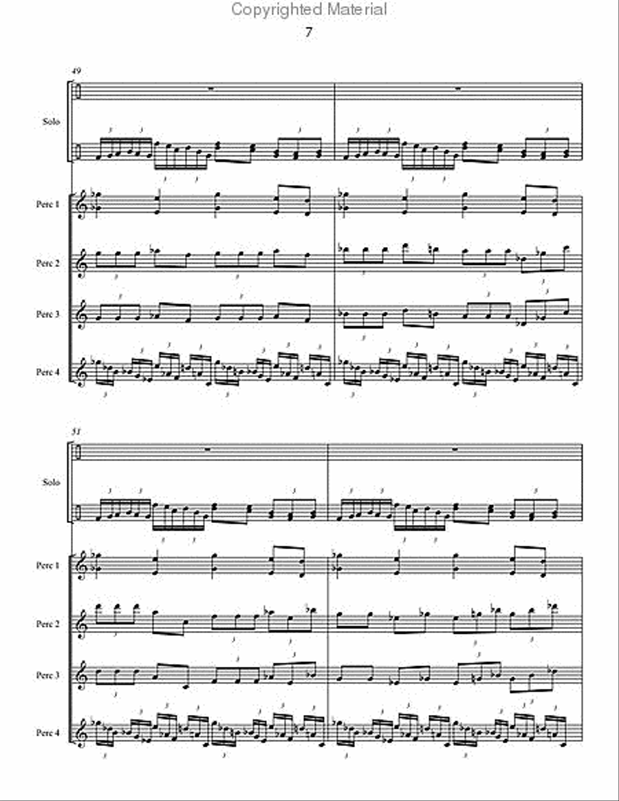Shadows Shadows Percussion Ensemble scores gallery preview page 8