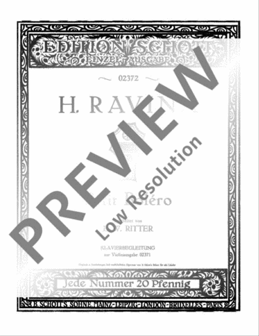 Petit Bolero Violin Solo scores gallery preview page 2