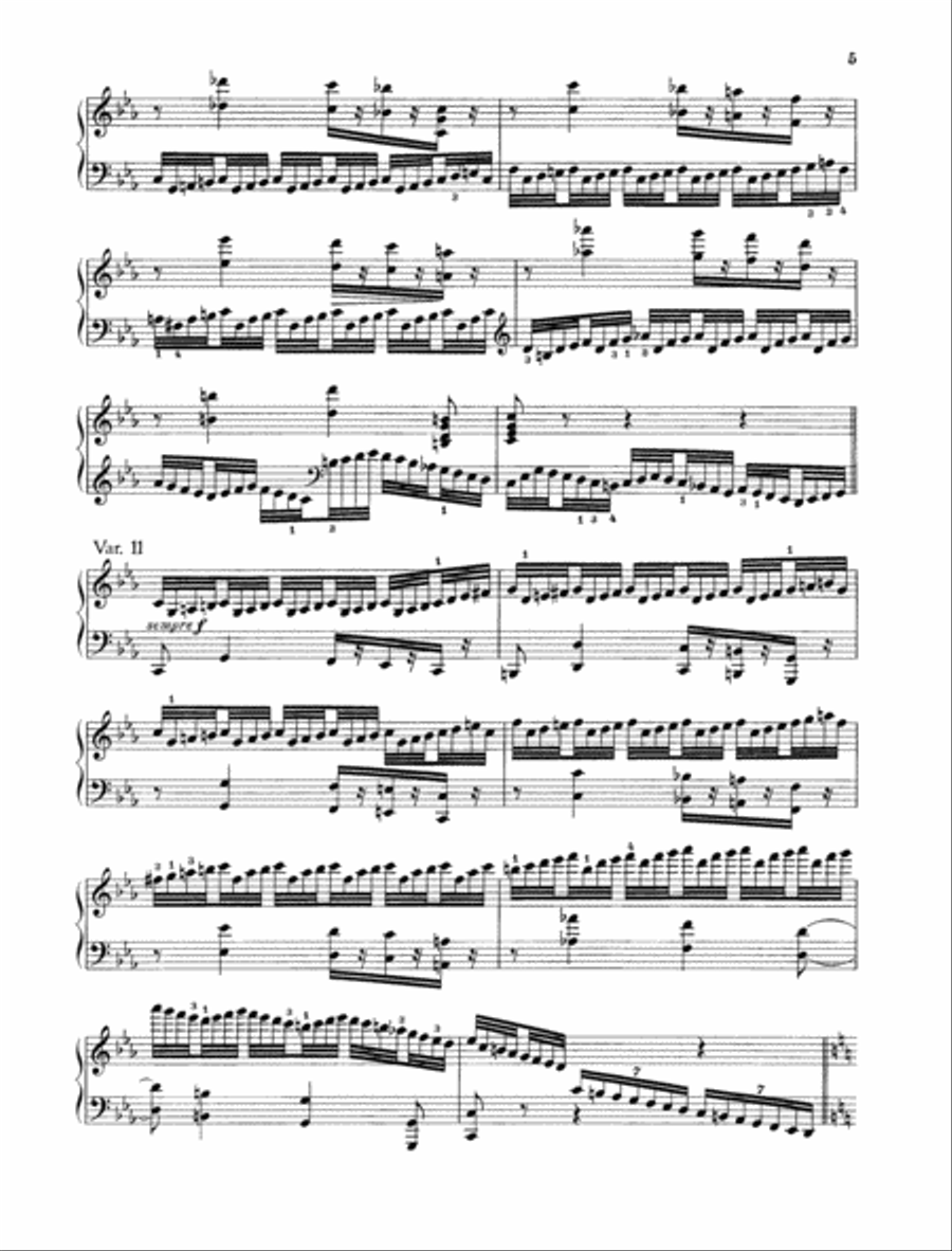 32 Variations on an Original Theme C minor, WoO 80 Piano Solo scores gallery preview page 4
