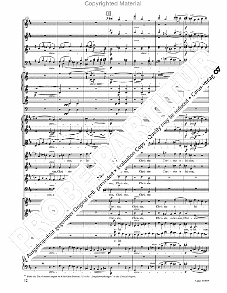 Missa solemnis Missa solemnis 4-Part scores gallery preview page 28