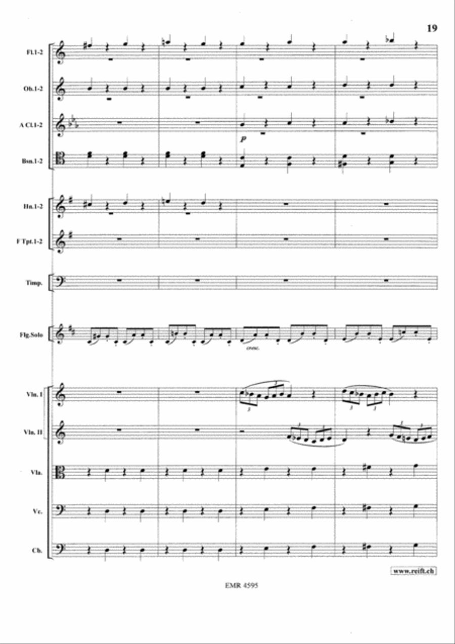 Concerto in A minor Orchestra scores gallery preview page 21