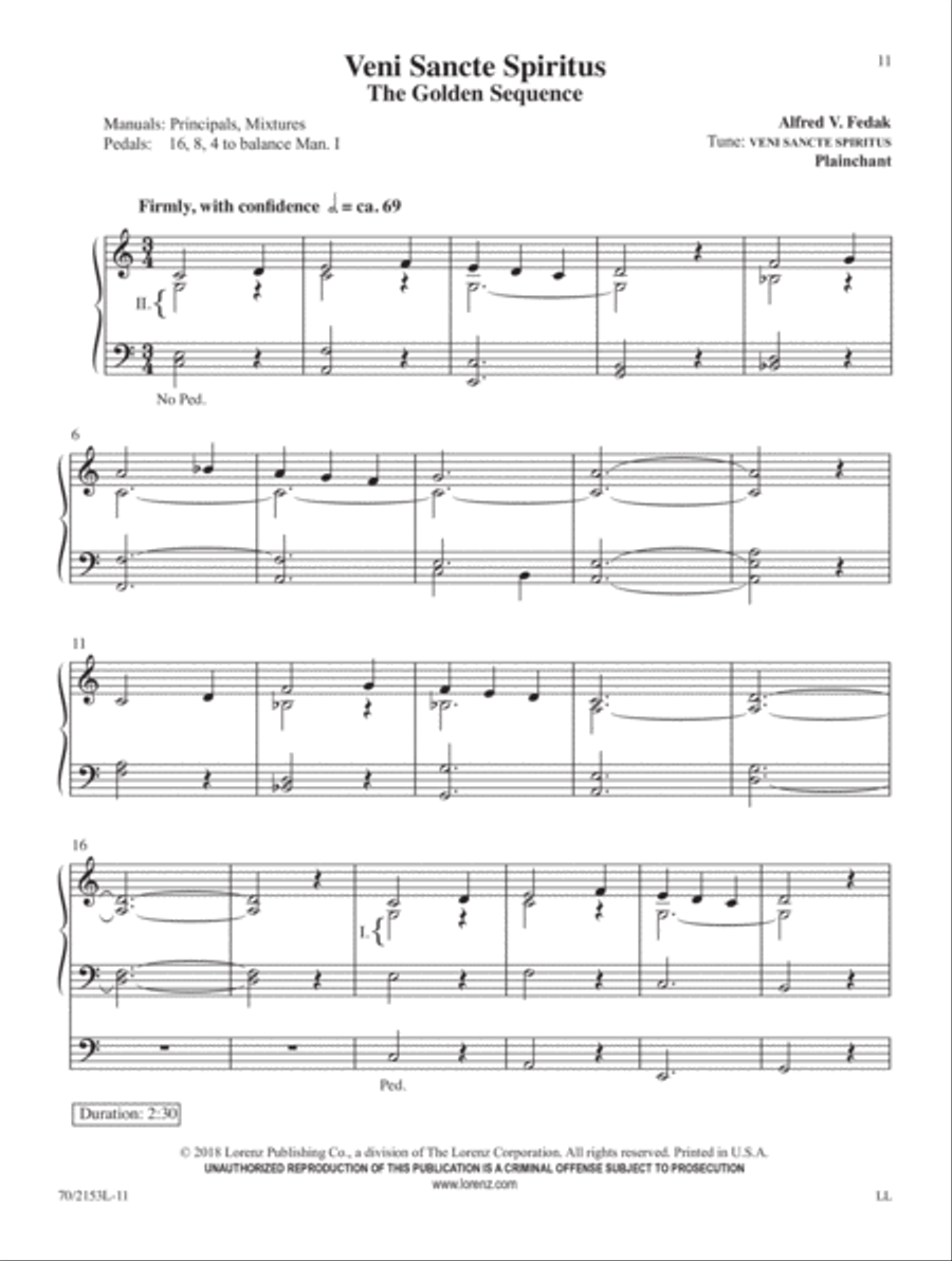Tongues of Fire Tongues of Fire Organ Solo scores gallery preview page 5