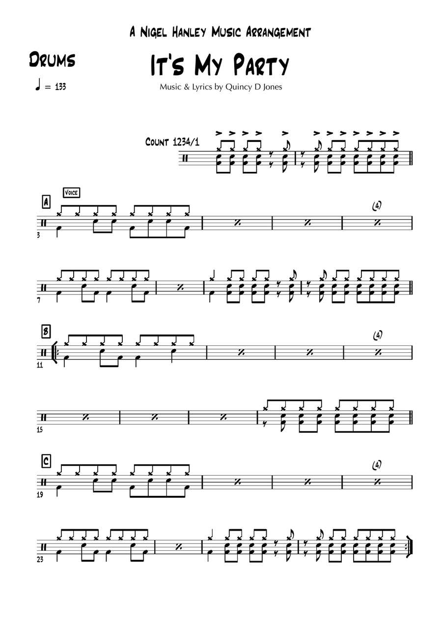 It's My Party Jazz Ensemble scores gallery preview page 5