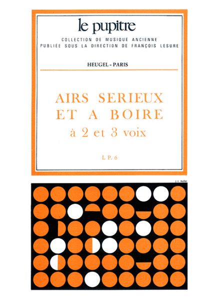 Airs Serieux Et A Boire Voice - Sheet Music