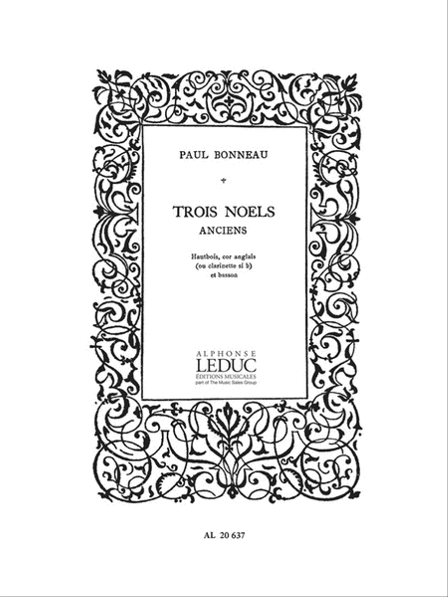 3 Noels Anciens (trio - Woodwind) Woodwind Trio scores gallery preview page 1