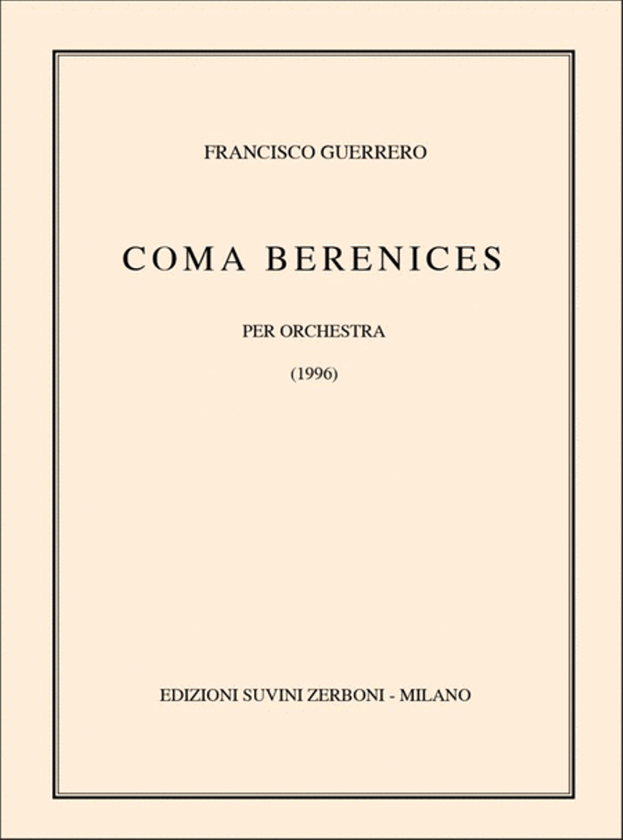 Coma Berenices Orchestra scores gallery preview page 1