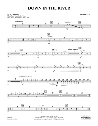 Down in the River - Percussion 2