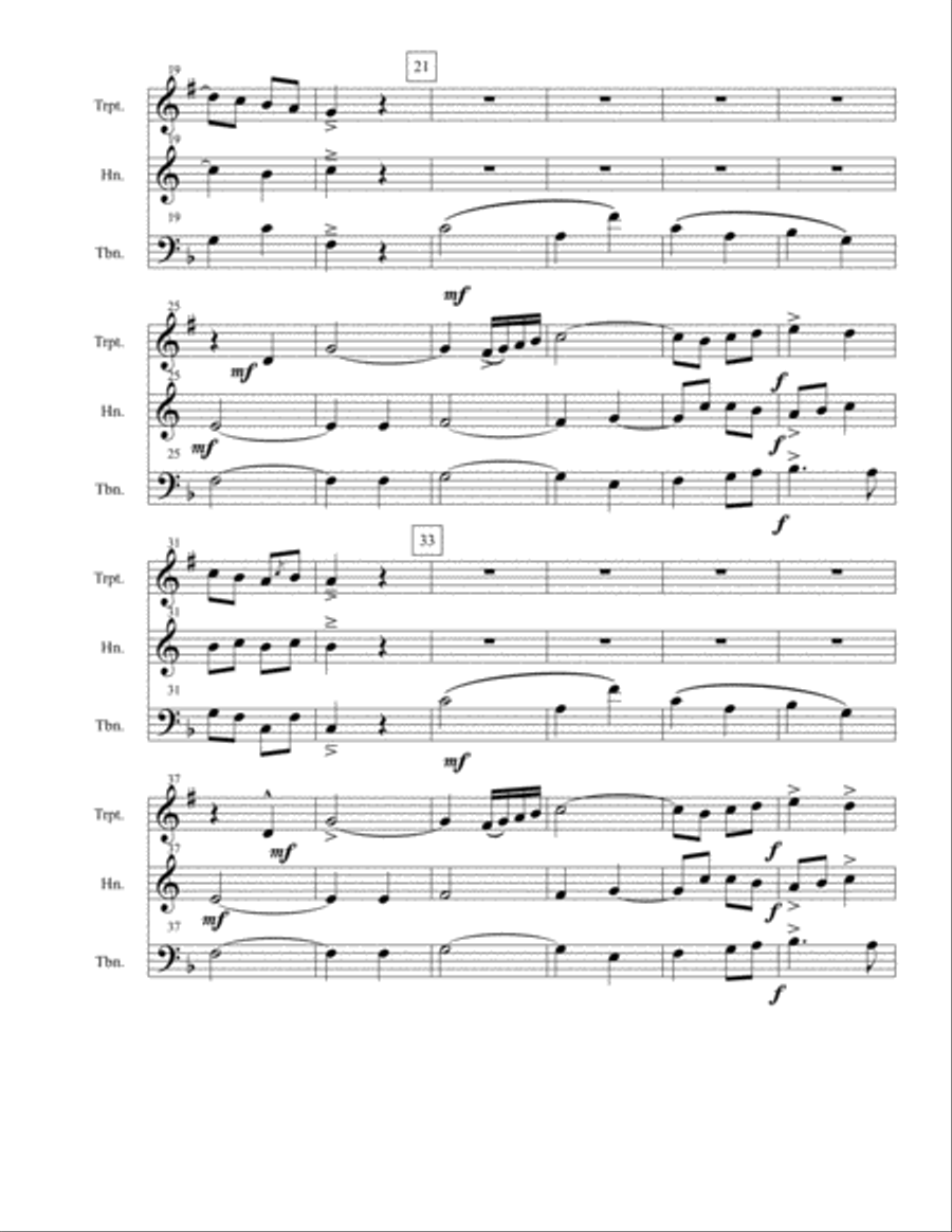 REICHA TRIO # REICHA TRIO # Brass Ensemble scores gallery preview page 5