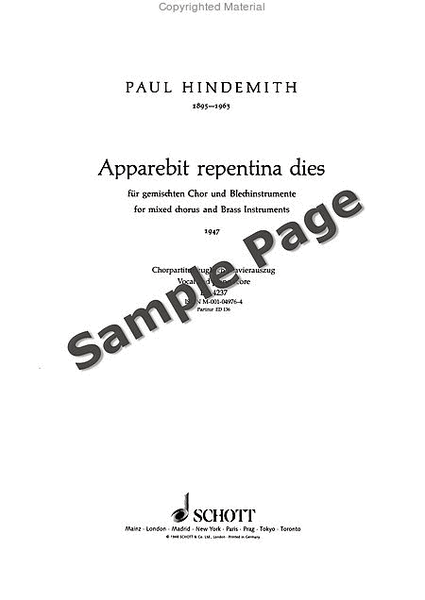 Apparebit Repentina Dies (1947)