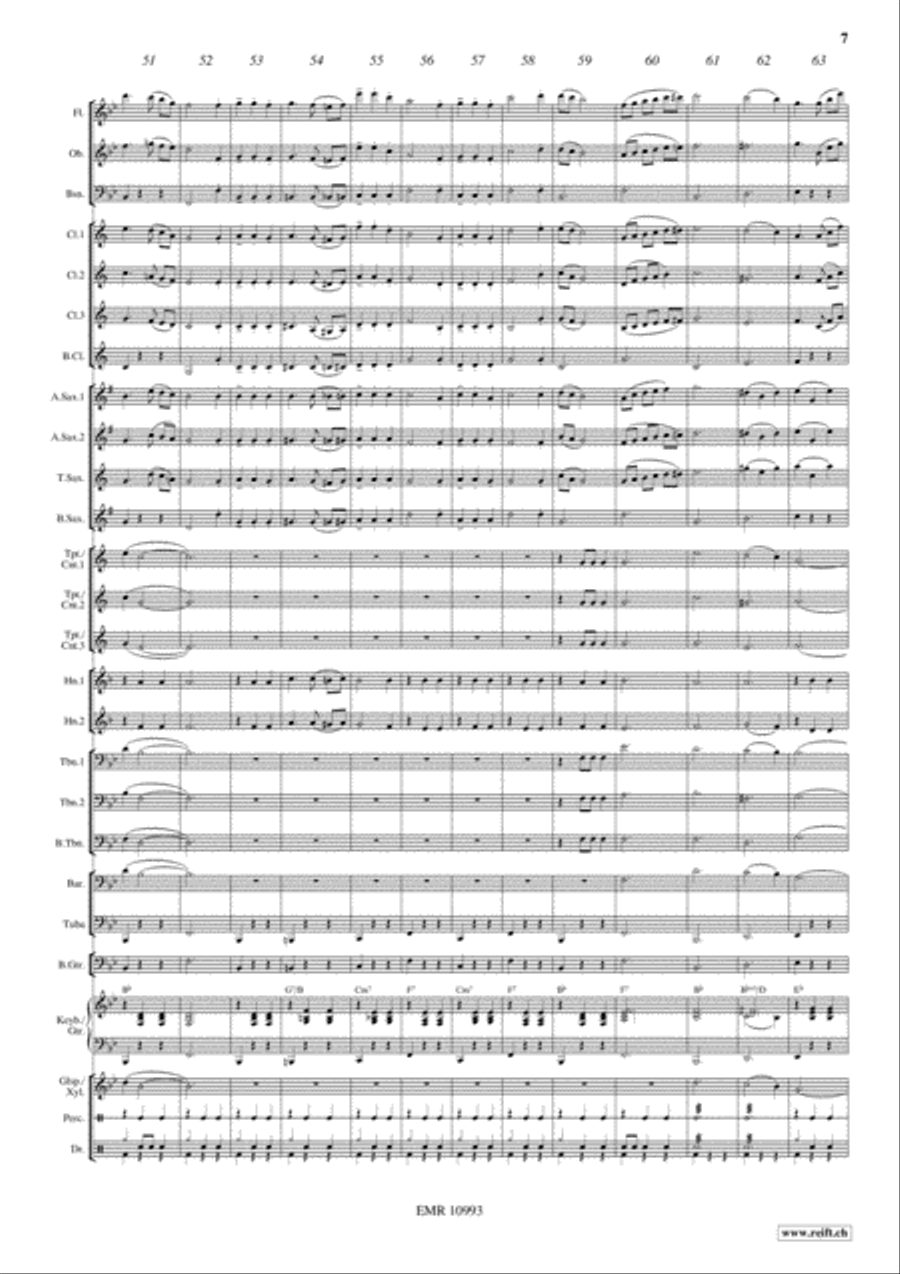 Viva Mexico Concert Band scores gallery preview page 8