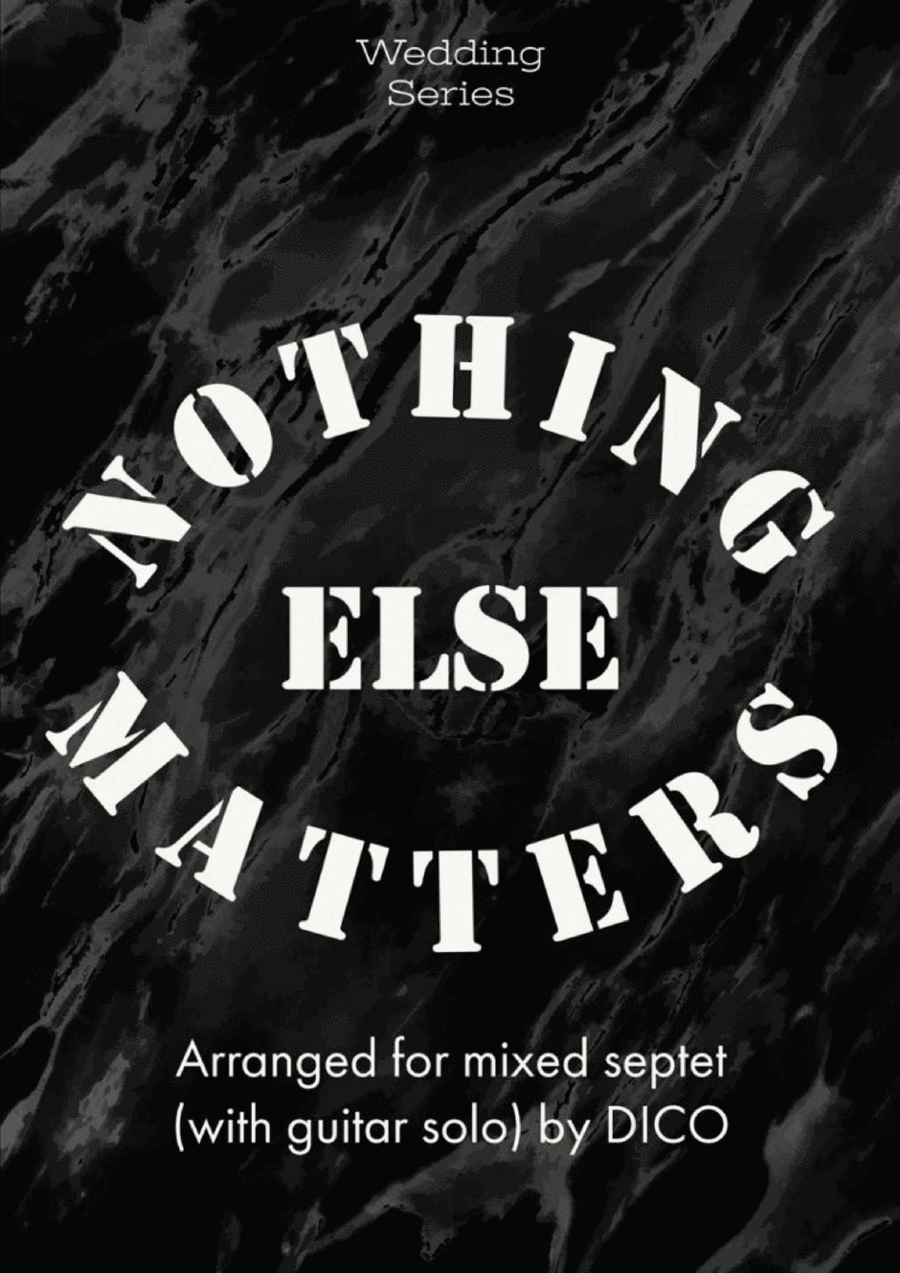 Nothing Else Matters Small Ensemble scores gallery preview page 1