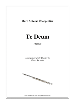 Book cover for Te Deum - Prelude for Flute Quartet or Flute Choir