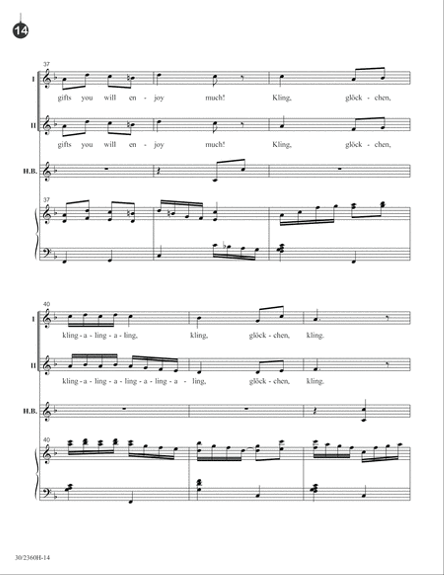 It's Christmas Everywhere! Unison Choir scores gallery preview page 15
