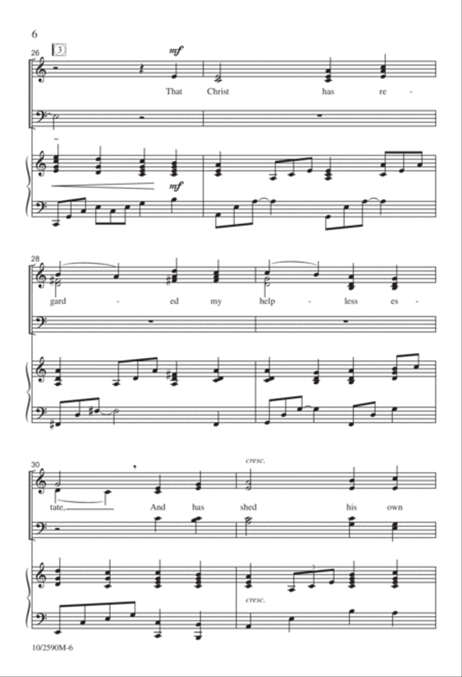 It Is Well With My Soul Divisi scores gallery preview page 6