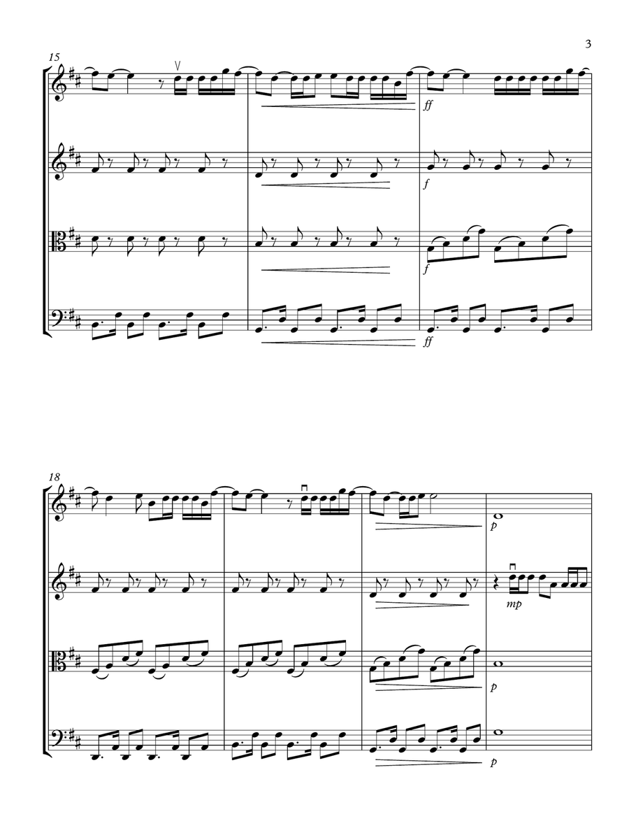 Callaita String Quartet scores gallery preview page 3