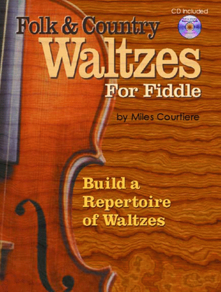 Book cover for Folk and Country Waltzes for Fiddle