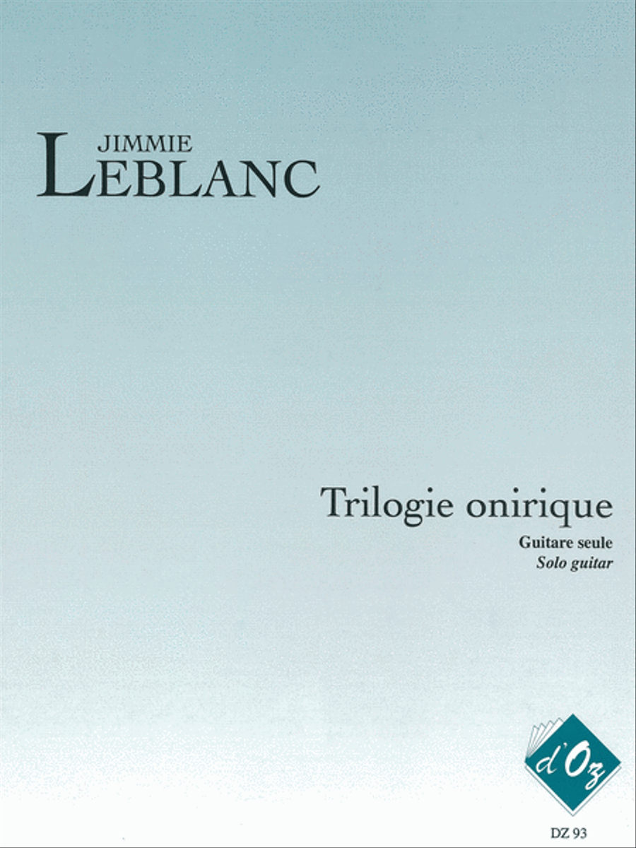 Trilogie onirique Trilogie onirique Classical Guitar scores gallery preview page 1
