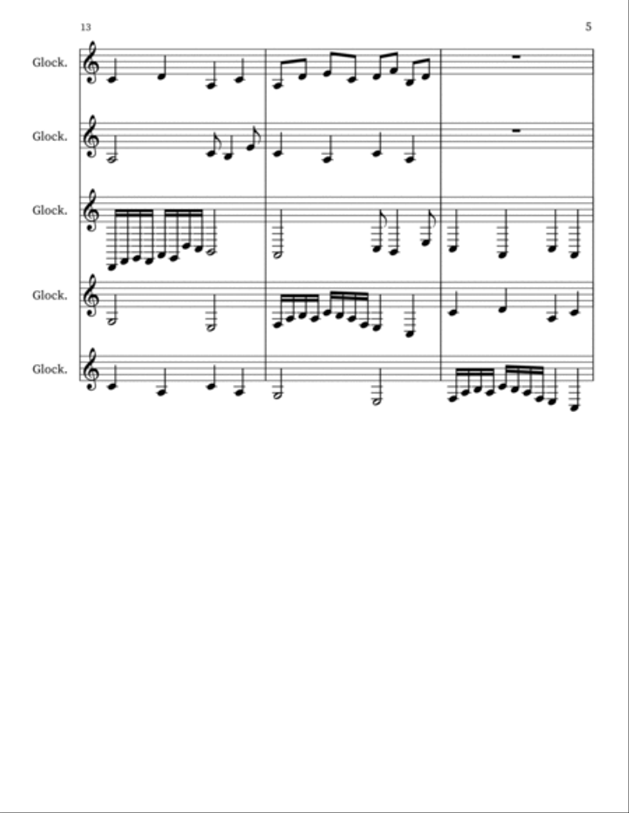 Confection 100 Confection 100 Percussion scores gallery preview page 5