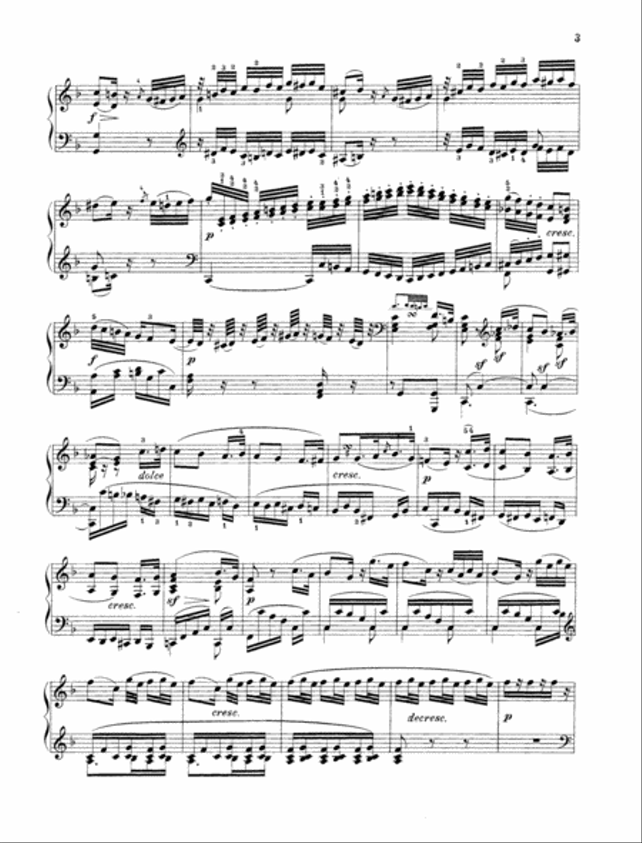 Andante favori F major, WoO 57 Piano Solo scores gallery preview page 2