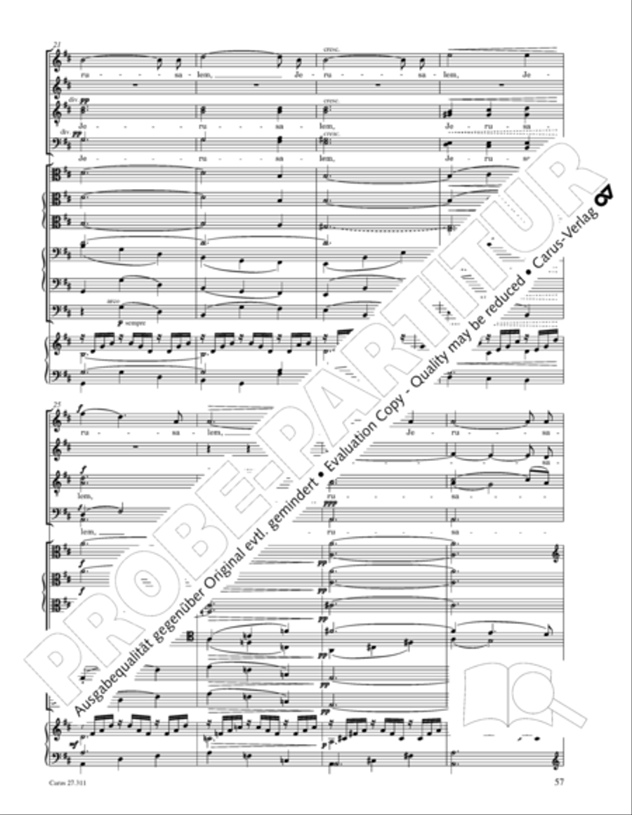 Requiem - church version (Requiem. Fassung mit kleinem Orchester) 4-Part scores gallery preview page 73
