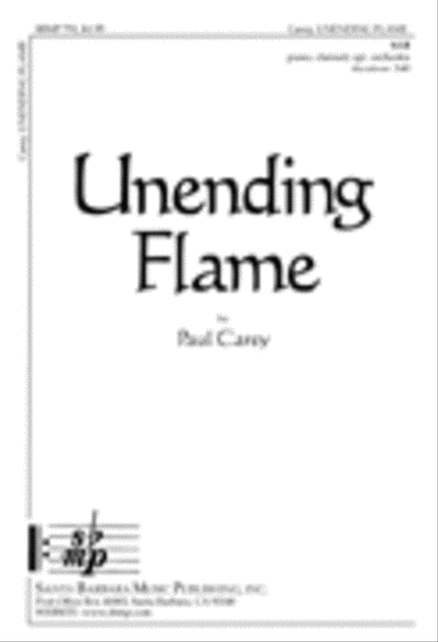 Unending Flame - Clarinet Part Clarinet scores gallery preview page 1