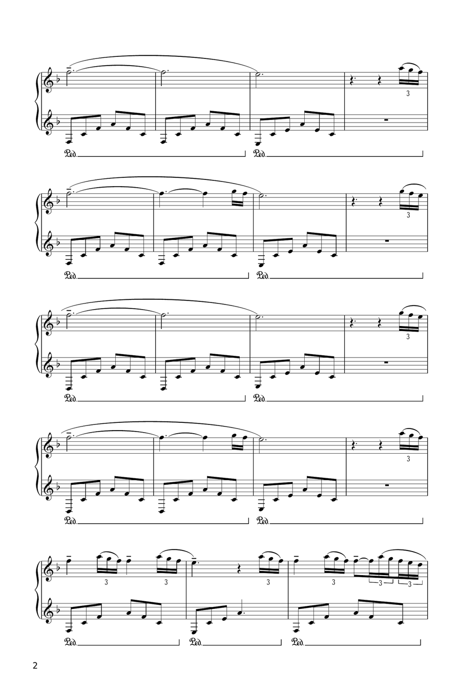 Melodia Africana I Piano Solo scores gallery preview page 2