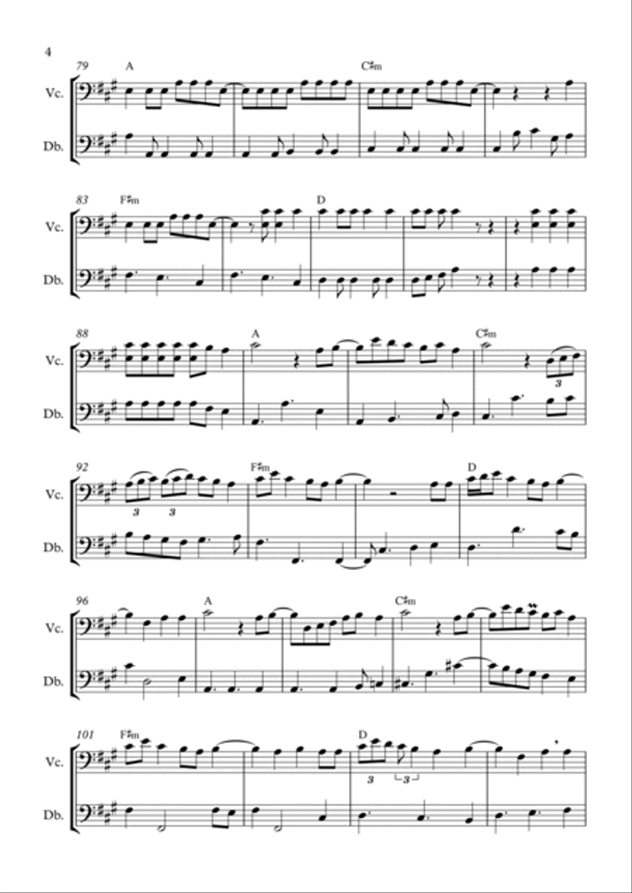 Cruel Summer Cruel Summer String Duet scores gallery preview page 4
