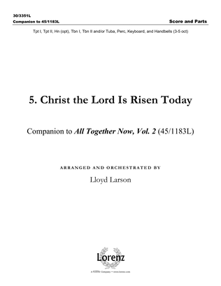 Book cover for Christ the Lord Is Risen Today - Score and Parts