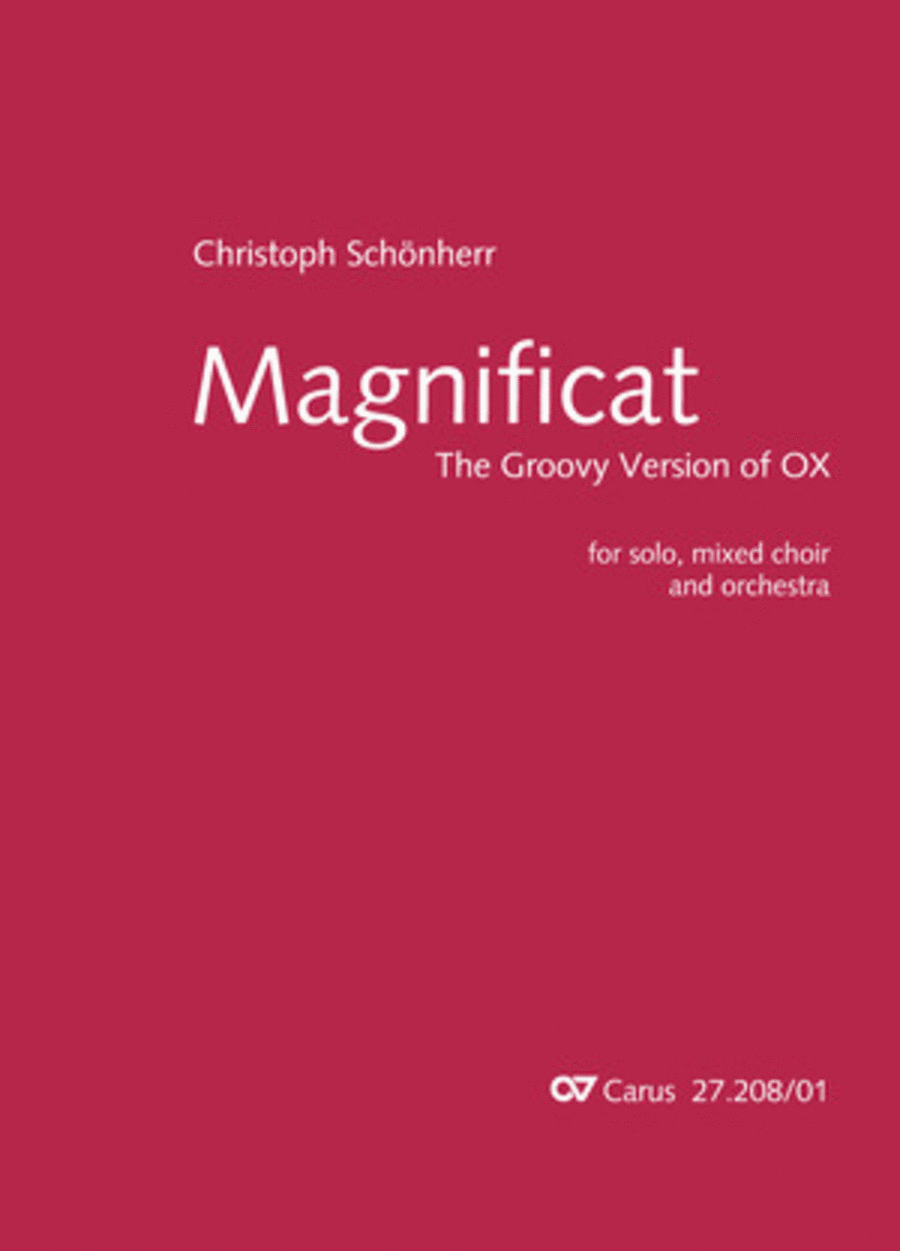 Magnificat Magnificat 4-Part scores gallery preview page 1