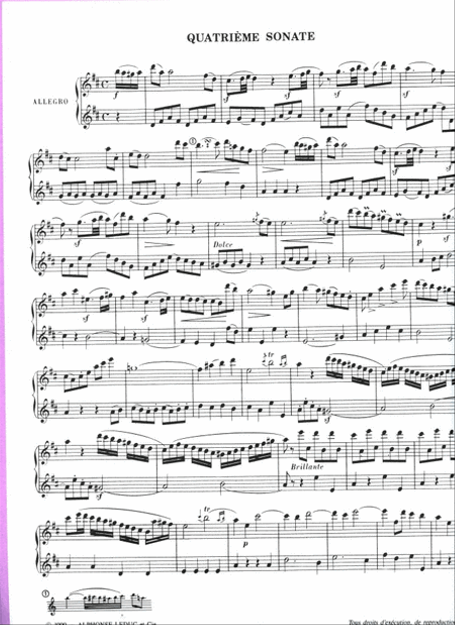 6 Sonates En Duo Vol.2 (miscellaneous) String Duet scores gallery preview page 2