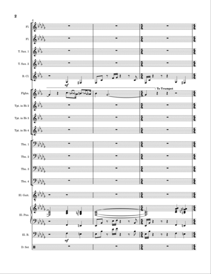 Cliroy Jazz Ensemble scores gallery preview page 3