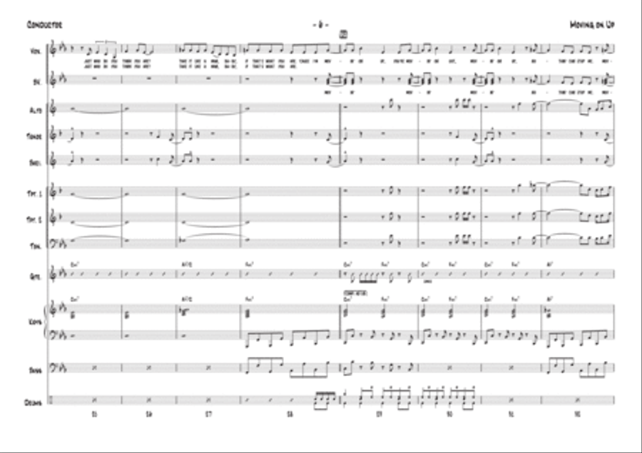 Moving On Up Tenor Saxophone scores gallery preview page 6
