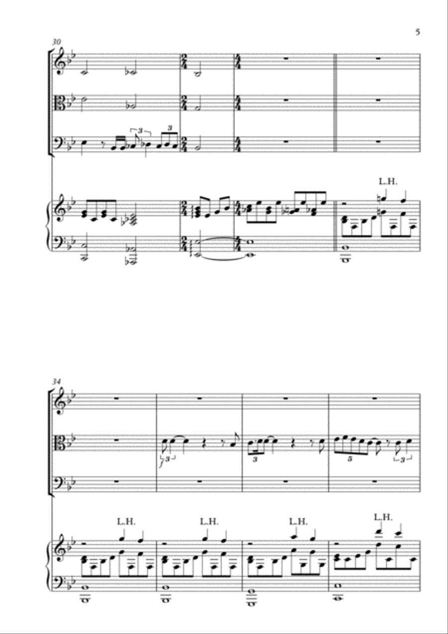 Bohemian Rhapsody Bohemian Rhapsody Piano Quartet scores gallery preview page 5