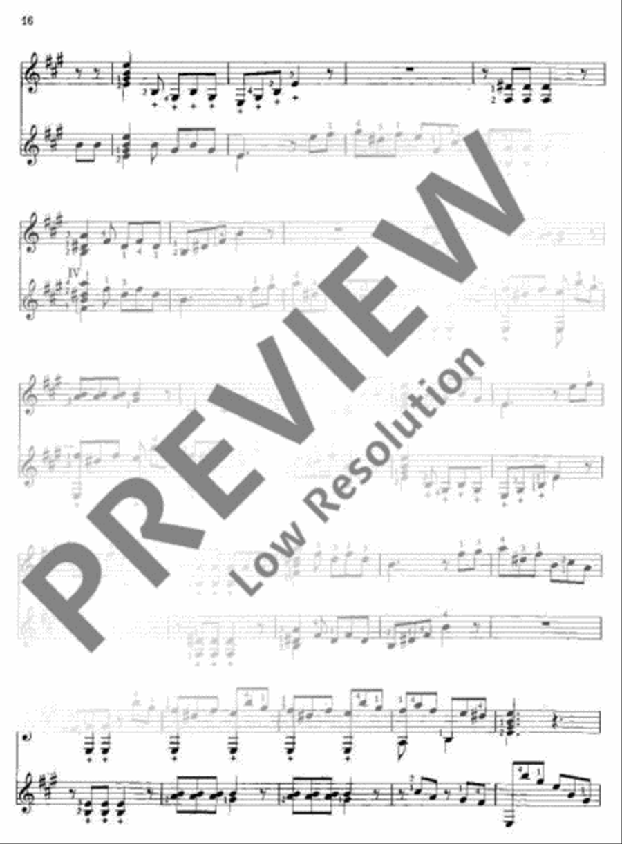 Easy Progressive Pieces Easy Progressive Pieces Classical Guitar scores gallery preview page 17