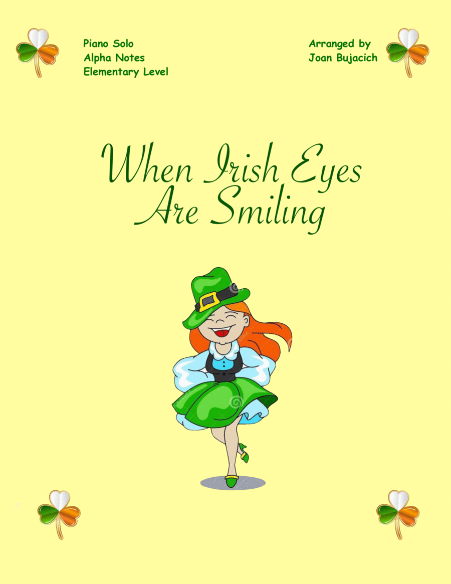 When Irish Eyes Are Smiling Easy Piano scores gallery preview page 1