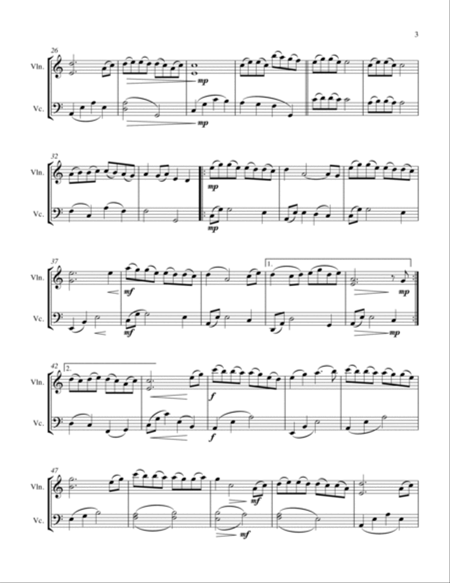 Colors Of The Wind String Duet scores gallery preview page 5