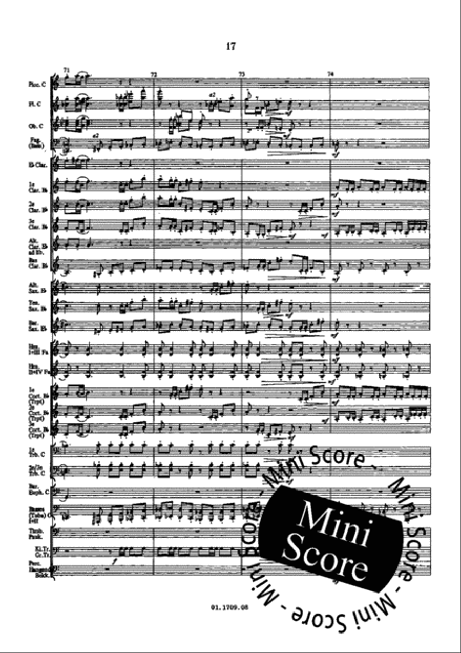 Marcia Pomposa Marcia Pomposa Concert Band scores gallery preview page 21