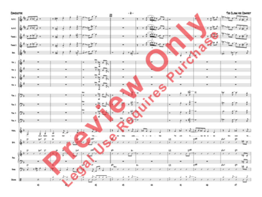 Too Close for Comfort Jazz Ensemble scores gallery preview page 9