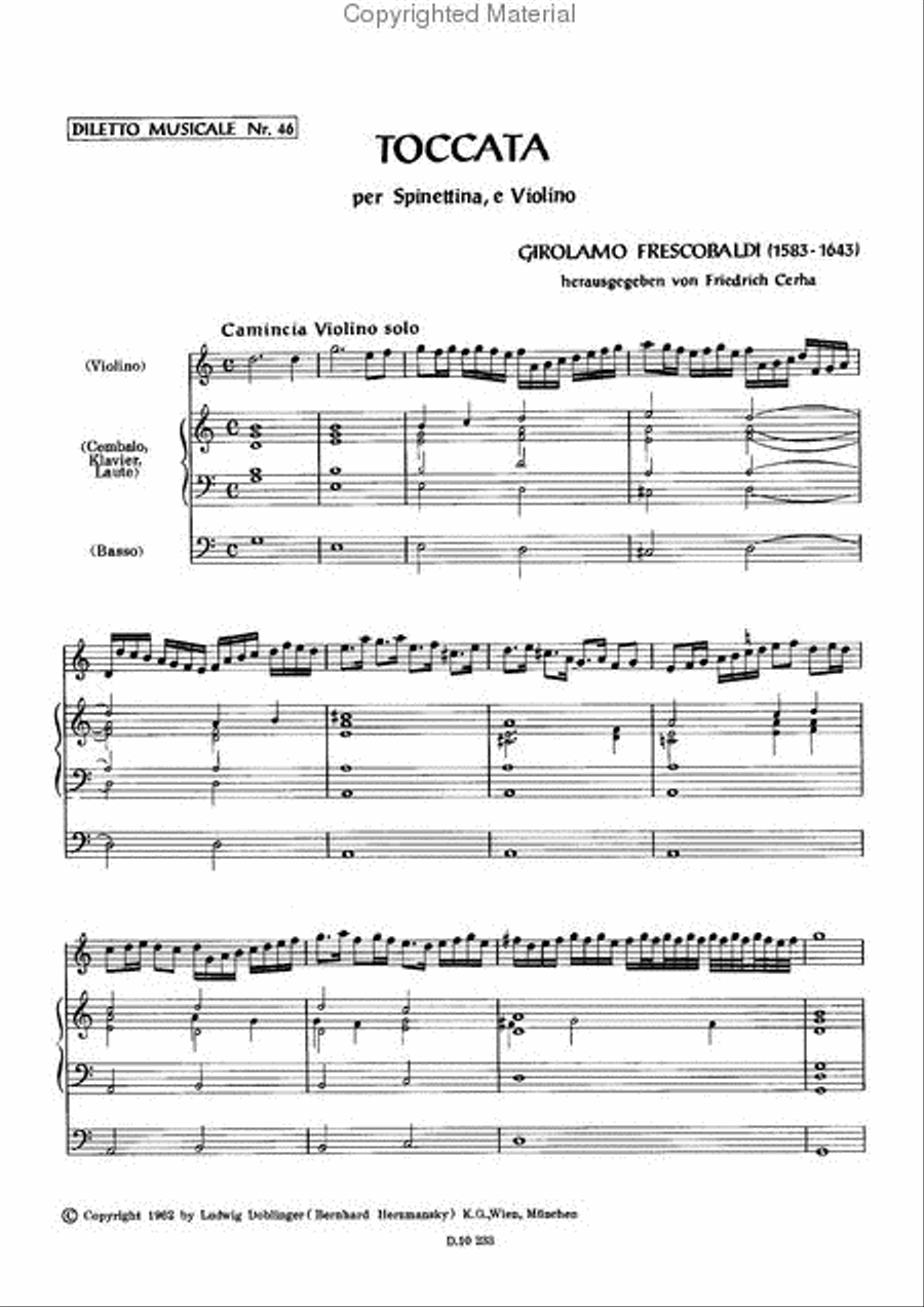 Toccata Violin Solo scores gallery preview page 2