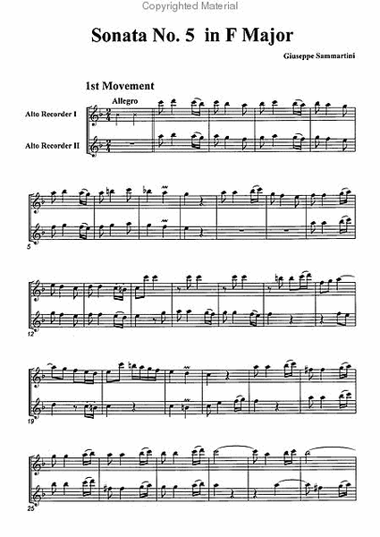 Sonata No. 5 in F Major