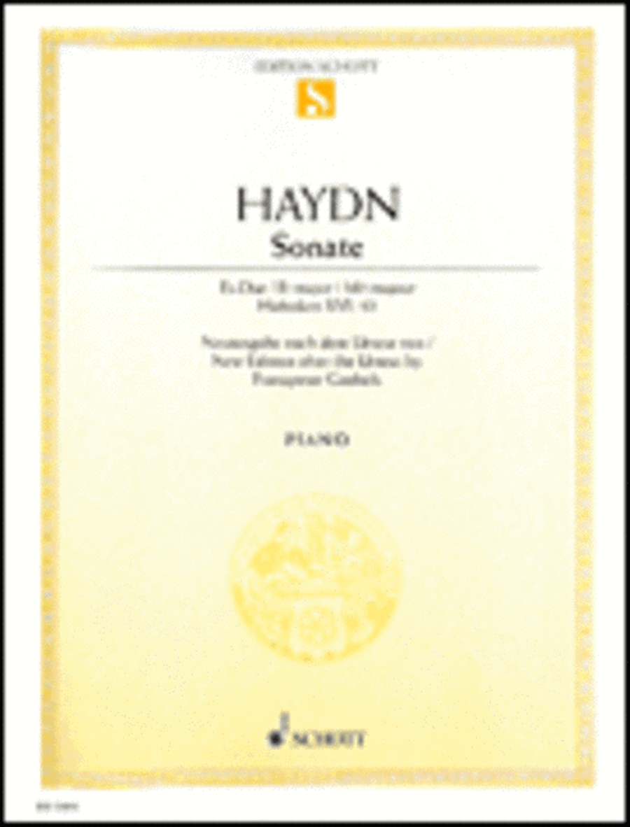 Sonata in E-flat Major, Hob 16:52 Piano Solo scores gallery preview page 1