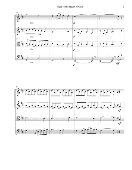Near to the Heart of God by Victor Labenske String Quartet - Digital Sheet Music